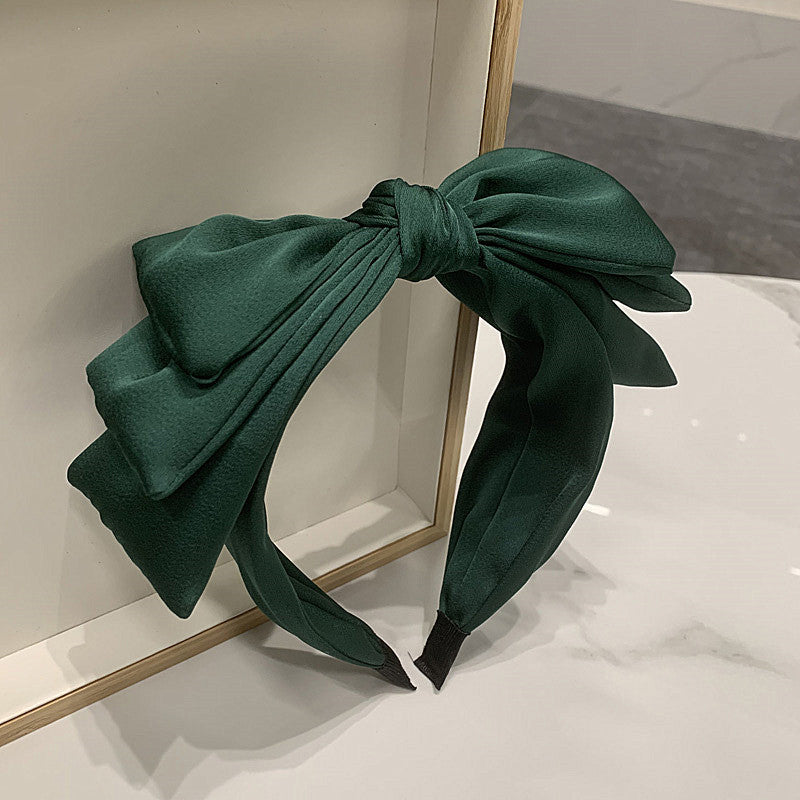 Wholesale Vintage Bow Classic Multi-layer Fabric Headband